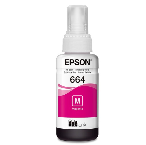 EPSON 664 (T664320) MAGENTA - BOTELLA DE TINTA MAGENTA PARA MODELO EPSON L200 /  RENDIMIENTO APROX. 6500 PÁGINAS